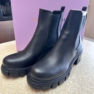 Madden Girl Tessa Black Ankle Booties